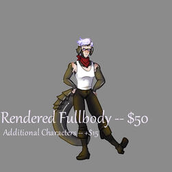 Rendered Fullbody -- $50