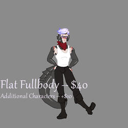 Flat Fullbody -- $40